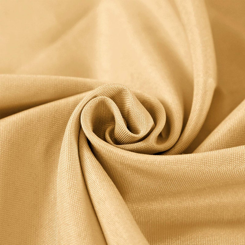Cupuamon 108 inch Round Tablecloth Washable Polyester Table Cloth Decorative Table Cover for Wedding Party Dining Banquetï¼ˆ108 inch,Goldï¼‰ - Image 4